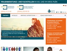 Tablet Screenshot of frauennotruf-kiel.de